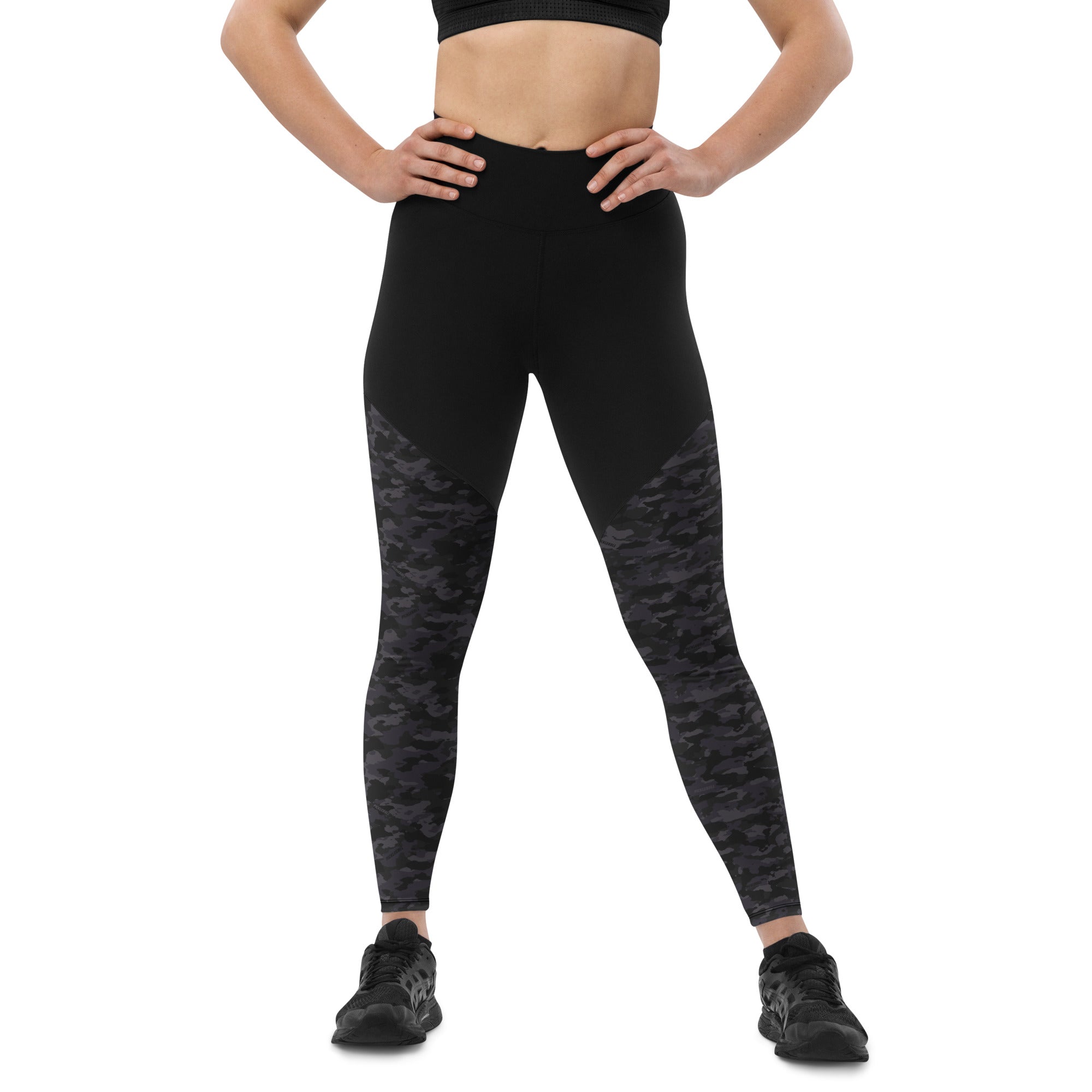 Stealth Camo Pickleball Sports Leggings